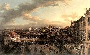 BELLOTTO, Bernardo View of Warsaw from the Royal Palace nl oil on canvas